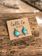 The Turquoise Studs, 35-Earrings-Calli Co., Turquoise and Silver Jewelry, Native American Handmade, Zuni Tribe, Navajo Tribe, Brock Texas