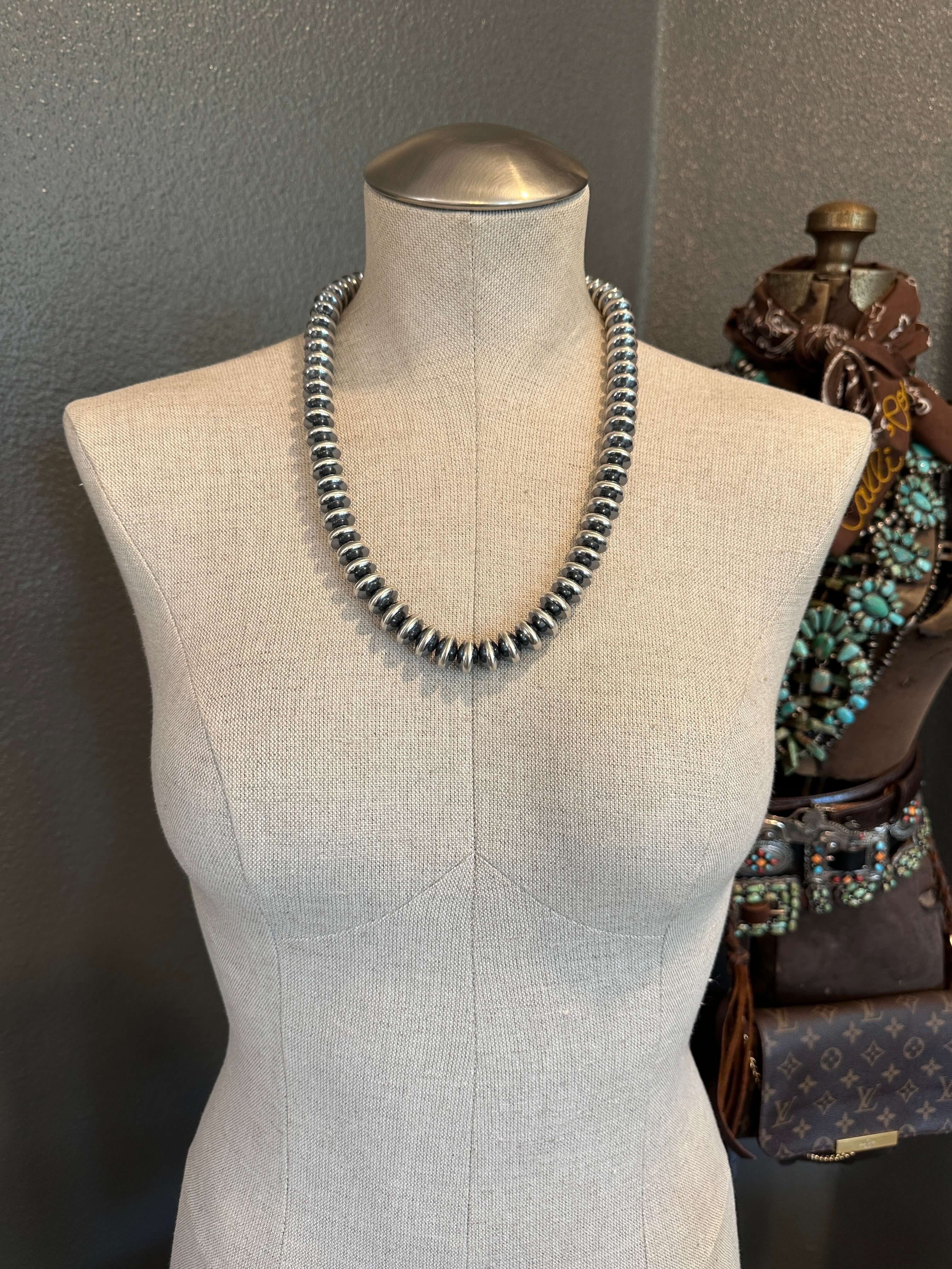 The Tarrant 14mm Saucer Pearl Necklace – Calli Co. Silver