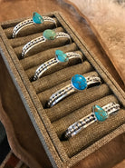 The Caribou Turquoise Cuffs-Bracelets & Cuffs-Calli Co., Turquoise and Silver Jewelry, Native American Handmade, Zuni Tribe, Navajo Tribe, Brock Texas