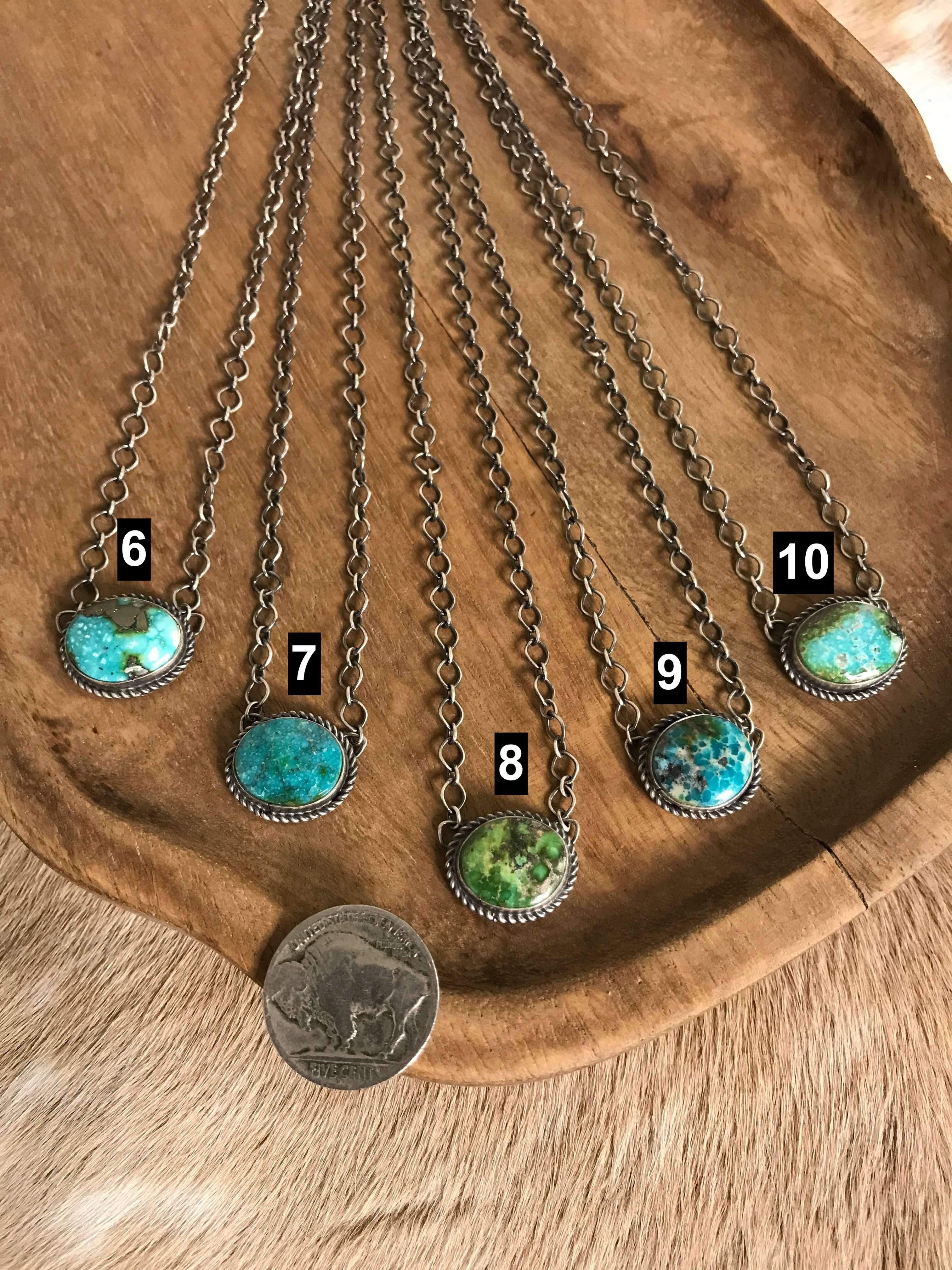 The Galway Necklaces-Necklaces-Calli Co., Turquoise and Silver Jewelry, Native American Handmade, Zuni Tribe, Navajo Tribe, Brock Texas
