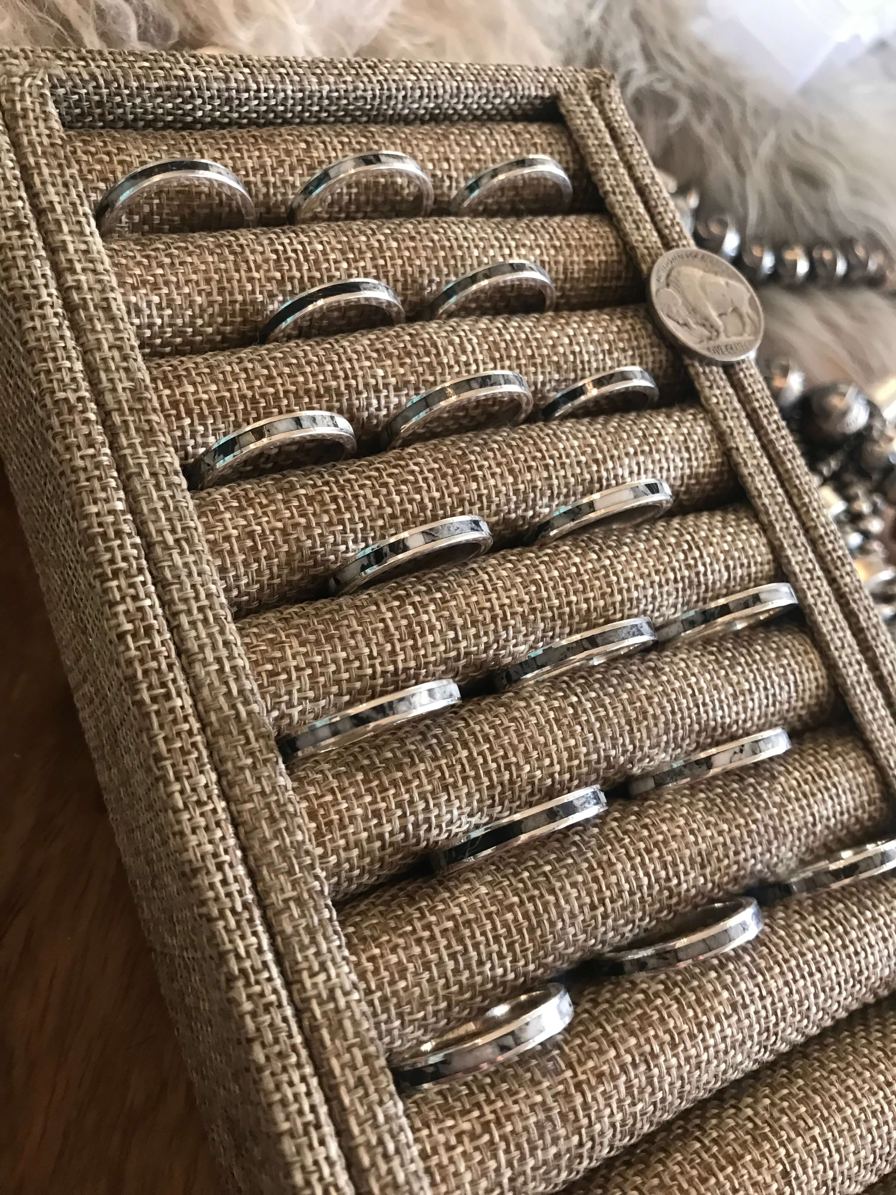 The White Buffalo Inlay Band – Calli Co. Silver