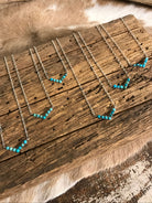 The Blakely Necklaces-Necklaces-Calli Co., Turquoise and Silver Jewelry, Native American Handmade, Zuni Tribe, Navajo Tribe, Brock Texas