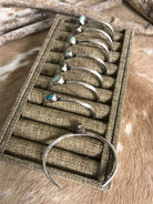 The Gladstone Cuffs-Bracelets & Cuffs-Calli Co., Turquoise and Silver Jewelry, Native American Handmade, Zuni Tribe, Navajo Tribe, Brock Texas
