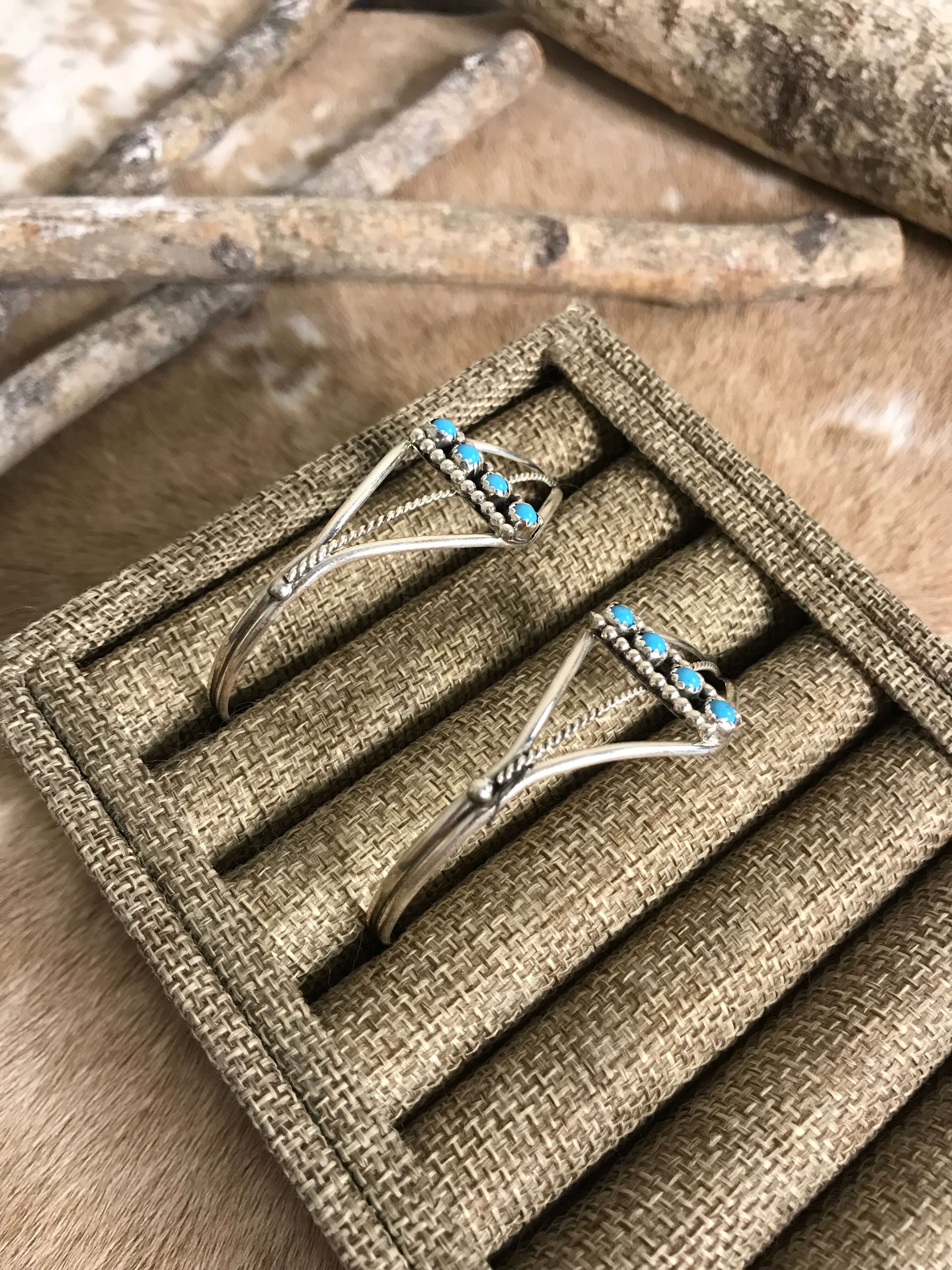 The Jilly Cuffs-Bracelets & Cuffs-Calli Co., Turquoise and Silver Jewelry, Native American Handmade, Zuni Tribe, Navajo Tribe, Brock Texas