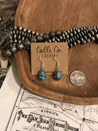 The Clairmont Earrings, 15-Earrings-Calli Co., Turquoise and Silver Jewelry, Native American Handmade, Zuni Tribe, Navajo Tribe, Brock Texas