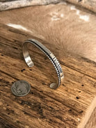 The Yellowstone Cuff-Bracelets & Cuffs-Calli Co., Turquoise and Silver Jewelry, Native American Handmade, Zuni Tribe, Navajo Tribe, Brock Texas