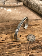 The Yellowstone Cuff-Bracelets & Cuffs-Calli Co., Turquoise and Silver Jewelry, Native American Handmade, Zuni Tribe, Navajo Tribe, Brock Texas