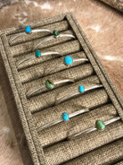 The Gleeson Cuffs-Bracelets & Cuffs-Calli Co., Turquoise and Silver Jewelry, Native American Handmade, Zuni Tribe, Navajo Tribe, Brock Texas