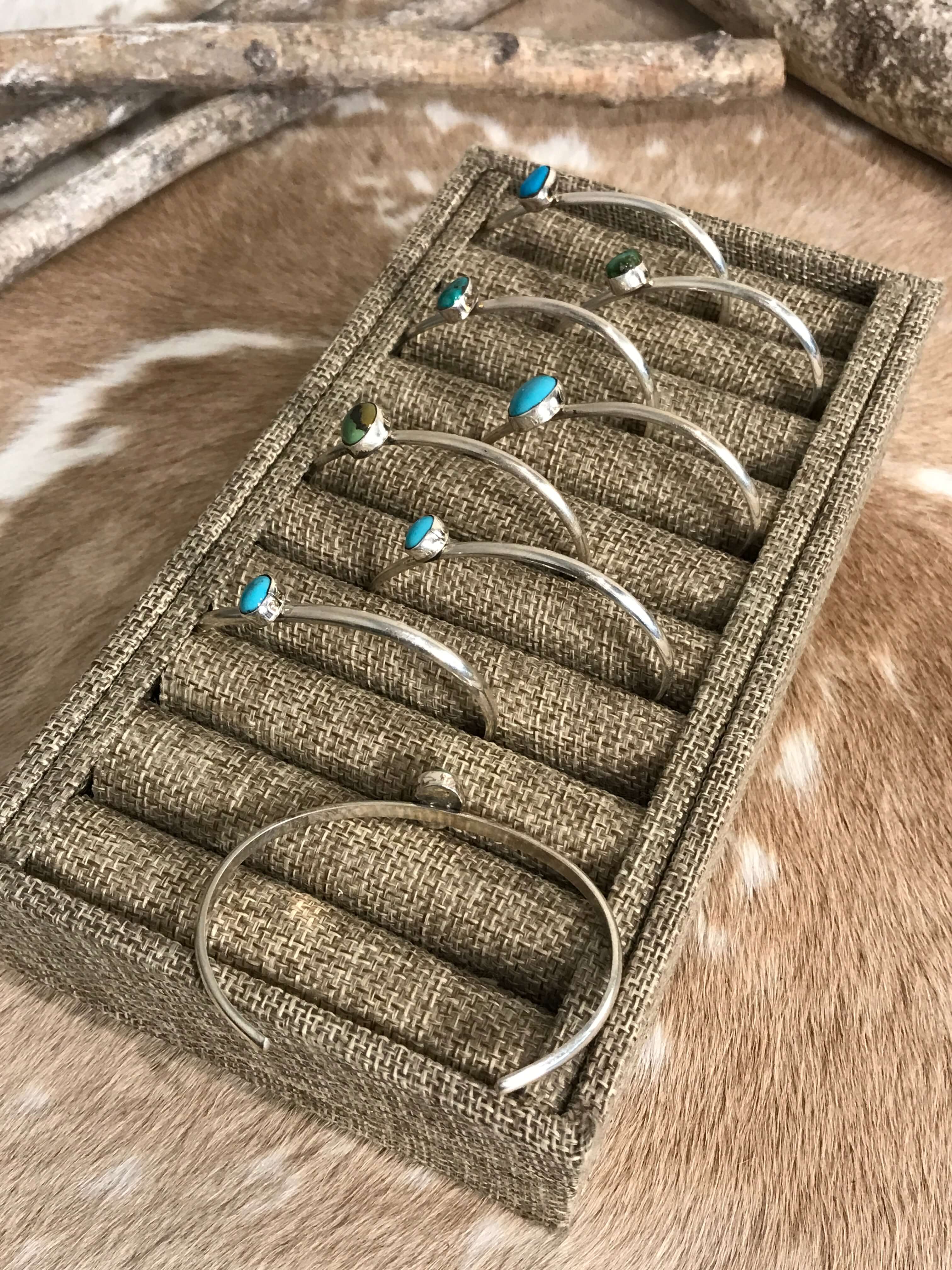 The Gleeson Cuffs-Bracelets & Cuffs-Calli Co., Turquoise and Silver Jewelry, Native American Handmade, Zuni Tribe, Navajo Tribe, Brock Texas