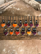 The Bronson Heart Necklaces-Necklaces-Calli Co., Turquoise and Silver Jewelry, Native American Handmade, Zuni Tribe, Navajo Tribe, Brock Texas