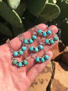 The Rexford Turquoise 3 Stone Necklaces-Necklaces-Calli Co., Turquoise and Silver Jewelry, Native American Handmade, Zuni Tribe, Navajo Tribe, Brock Texas