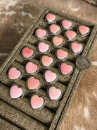 The Raleigh Adjustable Heart Rings-Rings-Calli Co., Turquoise and Silver Jewelry, Native American Handmade, Zuni Tribe, Navajo Tribe, Brock Texas