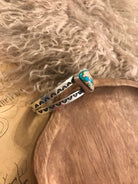 The Fresno Turquoise Cuff, 4-Bracelets & Cuffs-Calli Co., Turquoise and Silver Jewelry, Native American Handmade, Zuni Tribe, Navajo Tribe, Brock Texas