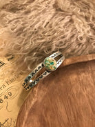 The Fresno Turquoise Cuff, 2-Bracelets & Cuffs-Calli Co., Turquoise and Silver Jewelry, Native American Handmade, Zuni Tribe, Navajo Tribe, Brock Texas