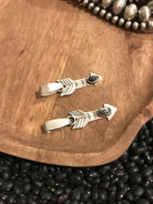 The Arrow Pendants in White Buffalo-Pendants-Calli Co., Turquoise and Silver Jewelry, Native American Handmade, Zuni Tribe, Navajo Tribe, Brock Texas