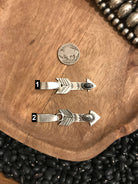 The Arrow Pendants in White Buffalo-Pendants-Calli Co., Turquoise and Silver Jewelry, Native American Handmade, Zuni Tribe, Navajo Tribe, Brock Texas