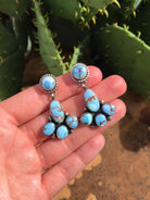 The Somerset Earrings, 1-Earrings-Calli Co., Turquoise and Silver Jewelry, Native American Handmade, Zuni Tribe, Navajo Tribe, Brock Texas