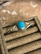 The Seven Oaks Turquoise Cuff, 2-Bracelets & Cuffs-Calli Co., Turquoise and Silver Jewelry, Native American Handmade, Zuni Tribe, Navajo Tribe, Brock Texas