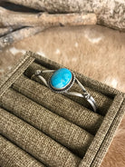 The Seven Oaks Turquoise Cuff, 3-Bracelets & Cuffs-Calli Co., Turquoise and Silver Jewelry, Native American Handmade, Zuni Tribe, Navajo Tribe, Brock Texas