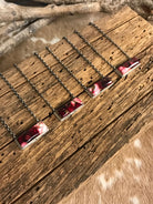 The Big Chief Necklaces in Dahlia Rose-Necklaces-Calli Co., Turquoise and Silver Jewelry, Native American Handmade, Zuni Tribe, Navajo Tribe, Brock Texas