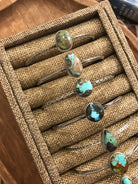 The Zillah Turquoise Cuffs-Bracelets & Cuffs-Calli Co., Turquoise and Silver Jewelry, Native American Handmade, Zuni Tribe, Navajo Tribe, Brock Texas