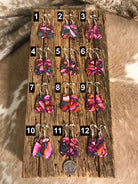 The Knight Dahlia Dangle Earrings-Earrings-Calli Co., Turquoise and Silver Jewelry, Native American Handmade, Zuni Tribe, Navajo Tribe, Brock Texas