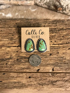 The Turquoise Studs, 41-Earrings-Calli Co., Turquoise and Silver Jewelry, Native American Handmade, Zuni Tribe, Navajo Tribe, Brock Texas