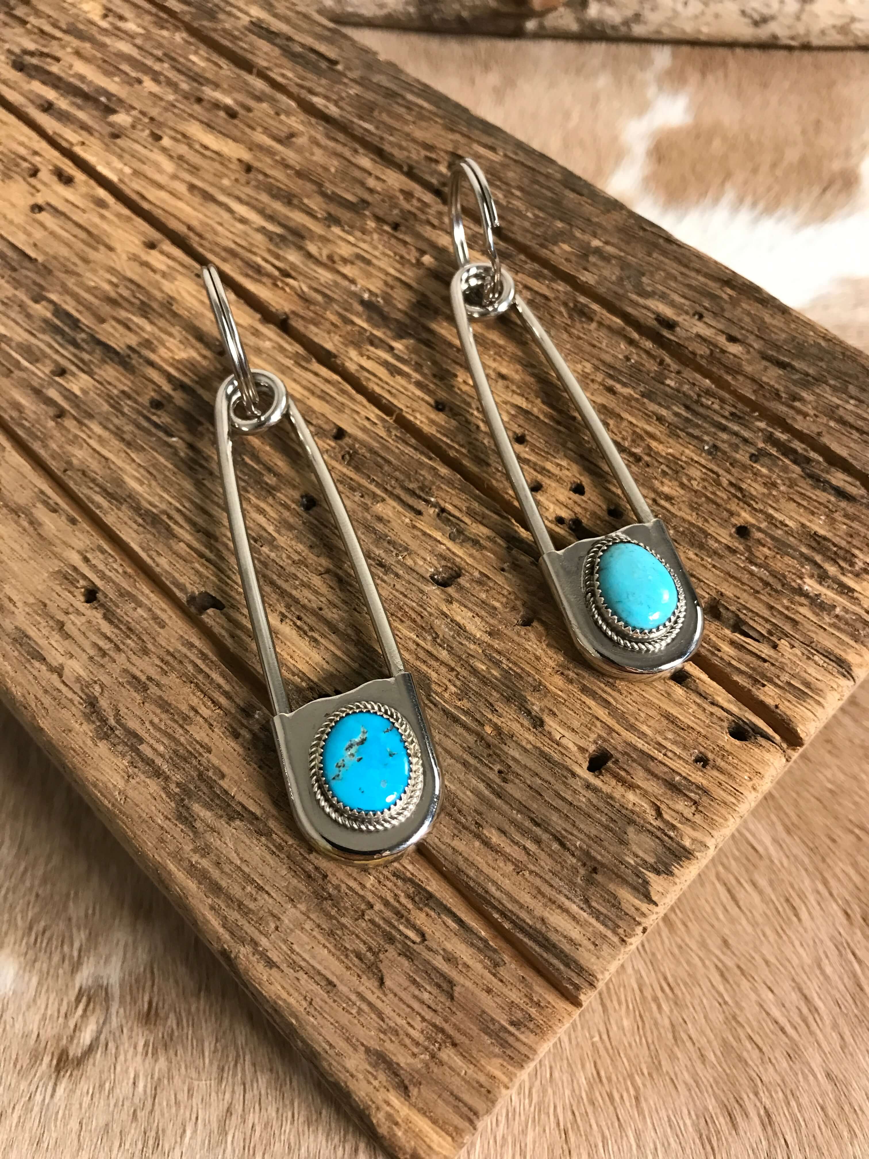 アクセサリー ta-kun The Turquoise Paperclip Keychain | Calli Co Silver | Fort Worth