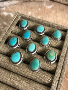 The Marquesas Turquoise Rings-Rings-Calli Co., Turquoise and Silver Jewelry, Native American Handmade, Zuni Tribe, Navajo Tribe, Brock Texas