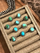 The Keota Adjustable Rings-Rings-Calli Co., Turquoise and Silver Jewelry, Native American Handmade, Zuni Tribe, Navajo Tribe, Brock Texas