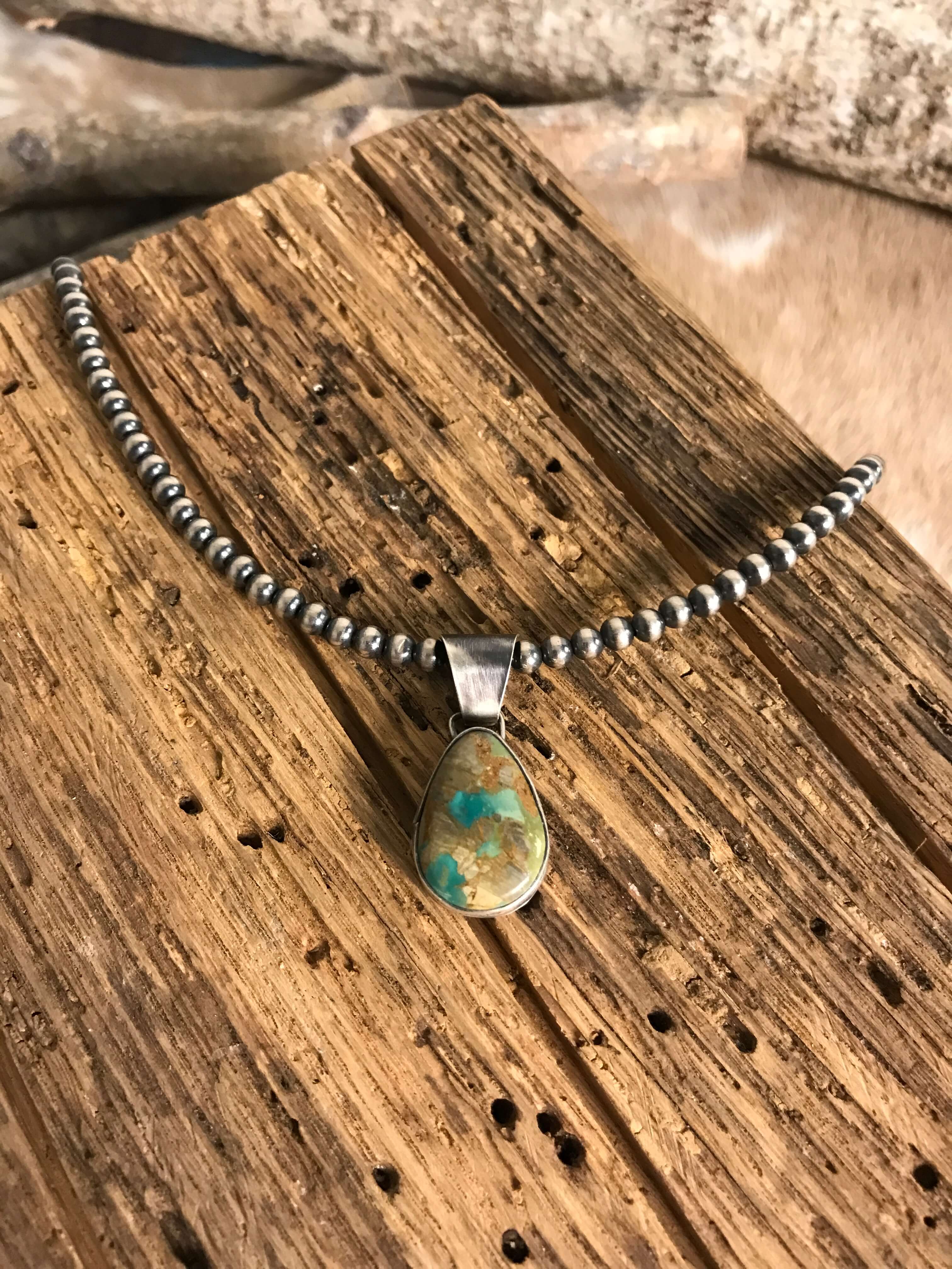 The Neiko Pendants-Pendants-Calli Co., Turquoise and Silver Jewelry, Native American Handmade, Zuni Tribe, Navajo Tribe, Brock Texas