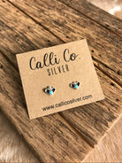 The Tehama Earrings-Earrings-Calli Co., Turquoise and Silver Jewelry, Native American Handmade, Zuni Tribe, Navajo Tribe, Brock Texas