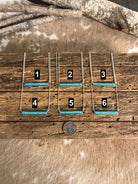 The Kiva Turquoise Inlay Necklaces-Necklaces-Calli Co., Turquoise and Silver Jewelry, Native American Handmade, Zuni Tribe, Navajo Tribe, Brock Texas