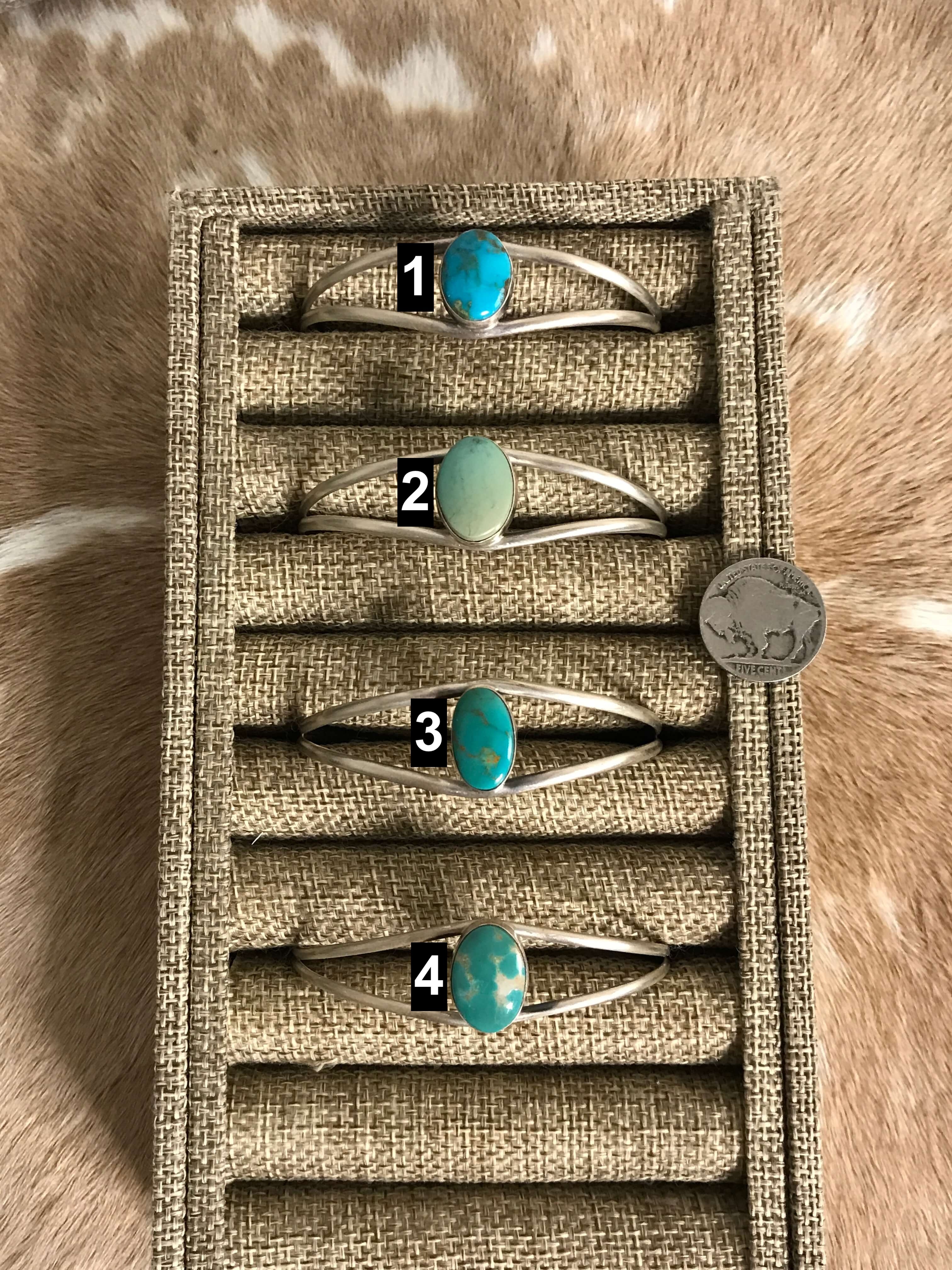 The Hendrix Cuffs-Bracelets & Cuffs-Calli Co., Turquoise and Silver Jewelry, Native American Handmade, Zuni Tribe, Navajo Tribe, Brock Texas