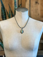 The Wilcox Turquoise Pendant, 1-Pendants-Calli Co., Turquoise and Silver Jewelry, Native American Handmade, Zuni Tribe, Navajo Tribe, Brock Texas