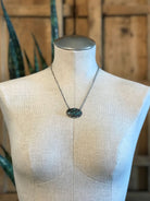 The Ballena Necklace in Turquoise, 3-Necklaces-Calli Co., Turquoise and Silver Jewelry, Native American Handmade, Zuni Tribe, Navajo Tribe, Brock Texas