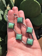 The Kingman Link Bracelet, 2-Bracelets & Cuffs-Calli Co., Turquoise and Silver Jewelry, Native American Handmade, Zuni Tribe, Navajo Tribe, Brock Texas