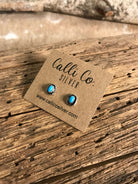 The Becenti Earrings-Earrings-Calli Co., Turquoise and Silver Jewelry, Native American Handmade, Zuni Tribe, Navajo Tribe, Brock Texas