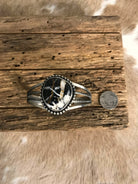 The Trego Cuff-Bracelets & Cuffs-Calli Co., Turquoise and Silver Jewelry, Native American Handmade, Zuni Tribe, Navajo Tribe, Brock Texas