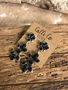 The Bardot Dangle Earrings-Earrings-Calli Co., Turquoise and Silver Jewelry, Native American Handmade, Zuni Tribe, Navajo Tribe, Brock Texas