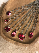 The Bianca Dahlia Rose Necklaces-Necklaces-Calli Co., Turquoise and Silver Jewelry, Native American Handmade, Zuni Tribe, Navajo Tribe, Brock Texas