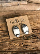 The Favorite Studs, 2-Earrings-Calli Co., Turquoise and Silver Jewelry, Native American Handmade, Zuni Tribe, Navajo Tribe, Brock Texas