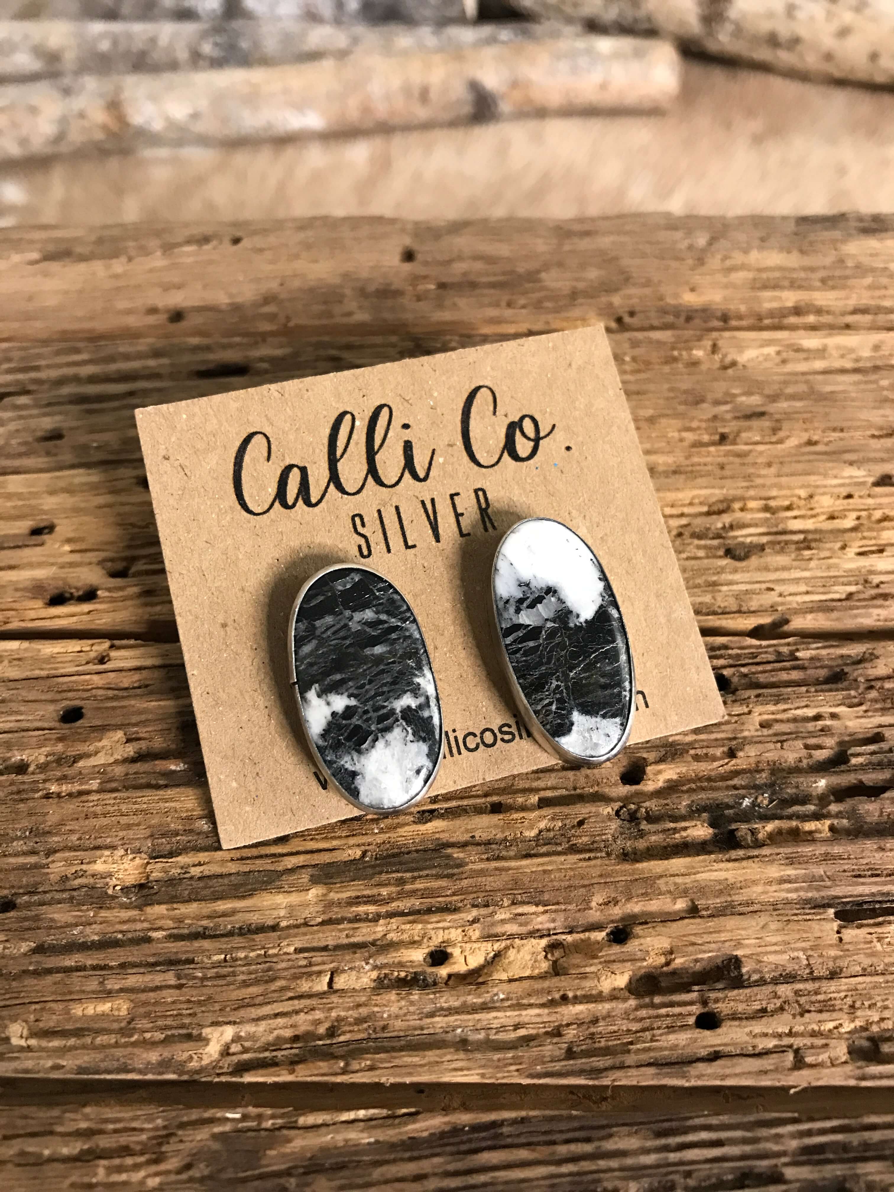 The Favorite Studs, 4-Earrings-Calli Co., Turquoise and Silver Jewelry, Native American Handmade, Zuni Tribe, Navajo Tribe, Brock Texas