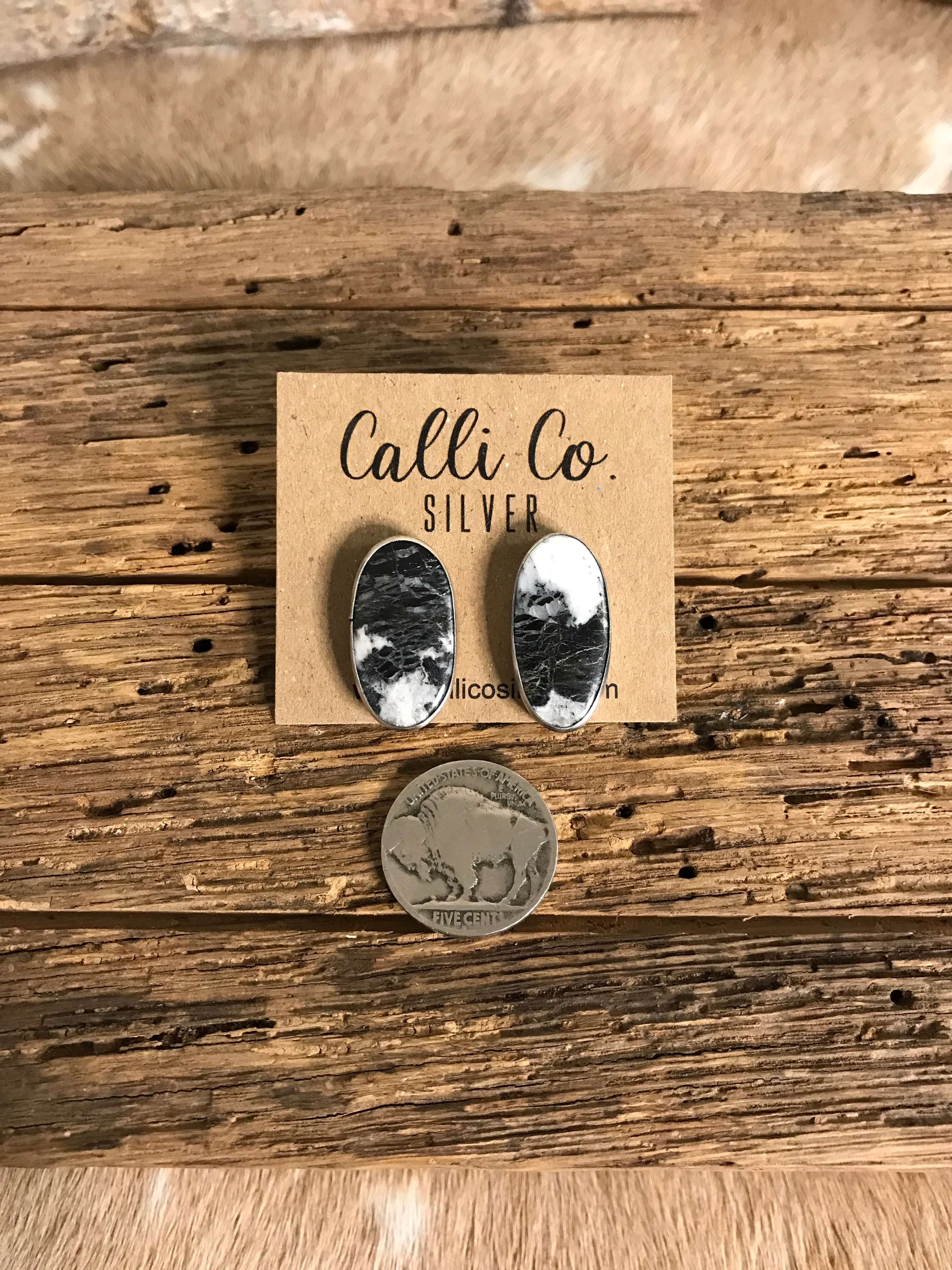 The Favorite Studs, 4-Earrings-Calli Co., Turquoise and Silver Jewelry, Native American Handmade, Zuni Tribe, Navajo Tribe, Brock Texas