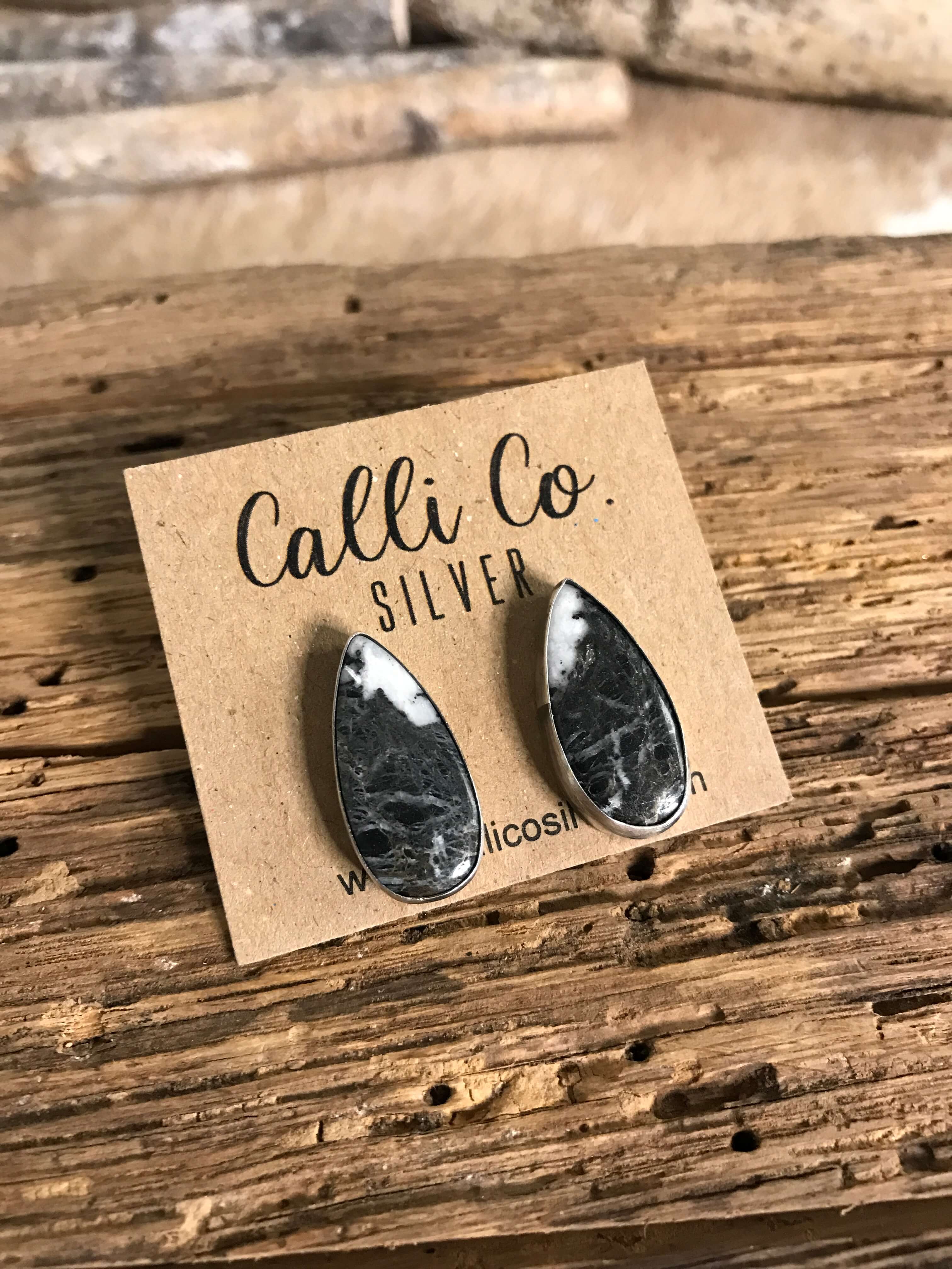 The Favorite Studs, 7-Earrings-Calli Co., Turquoise and Silver Jewelry, Native American Handmade, Zuni Tribe, Navajo Tribe, Brock Texas