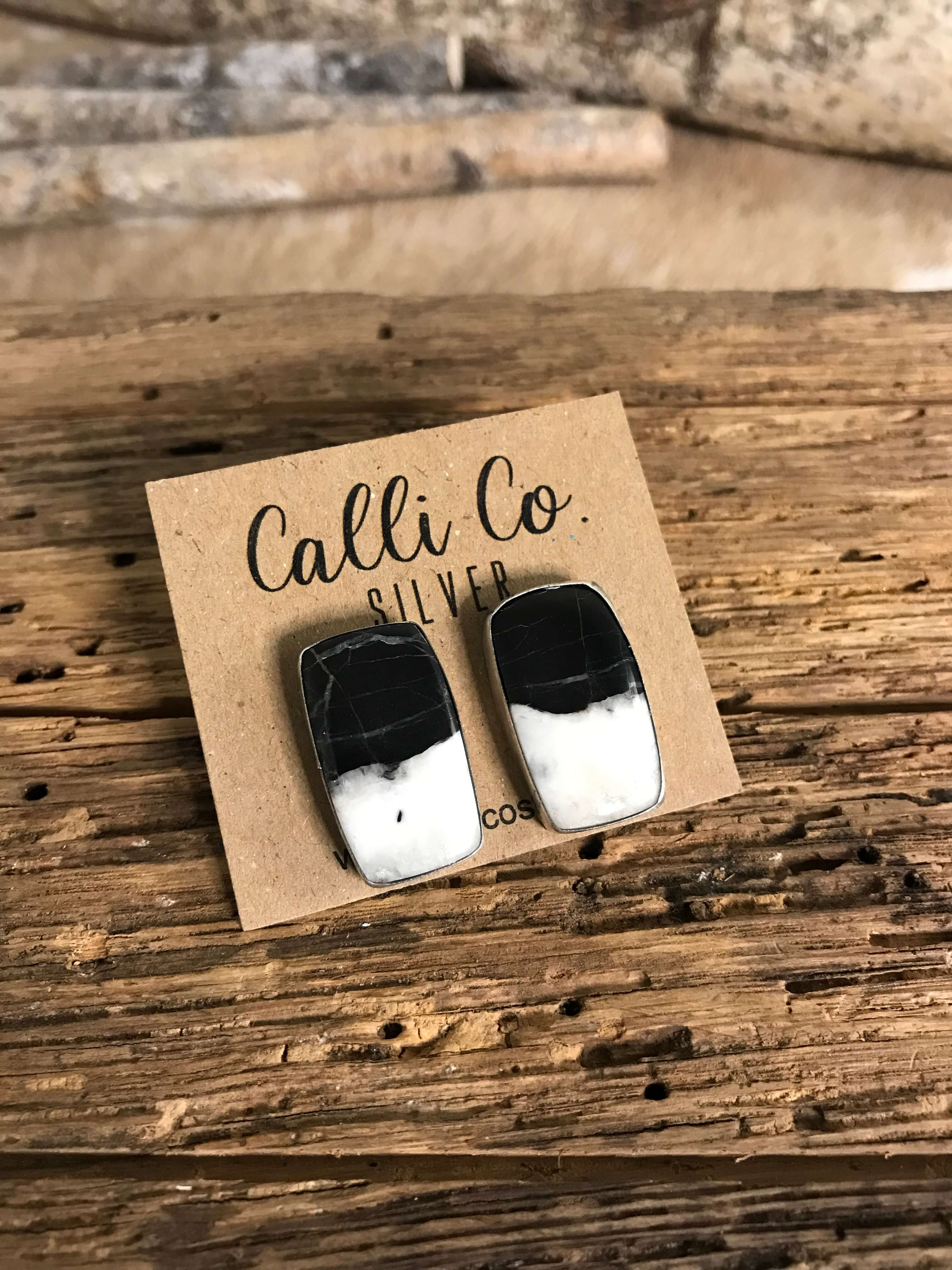 The Favorite Studs, 10-Earrings-Calli Co., Turquoise and Silver Jewelry, Native American Handmade, Zuni Tribe, Navajo Tribe, Brock Texas