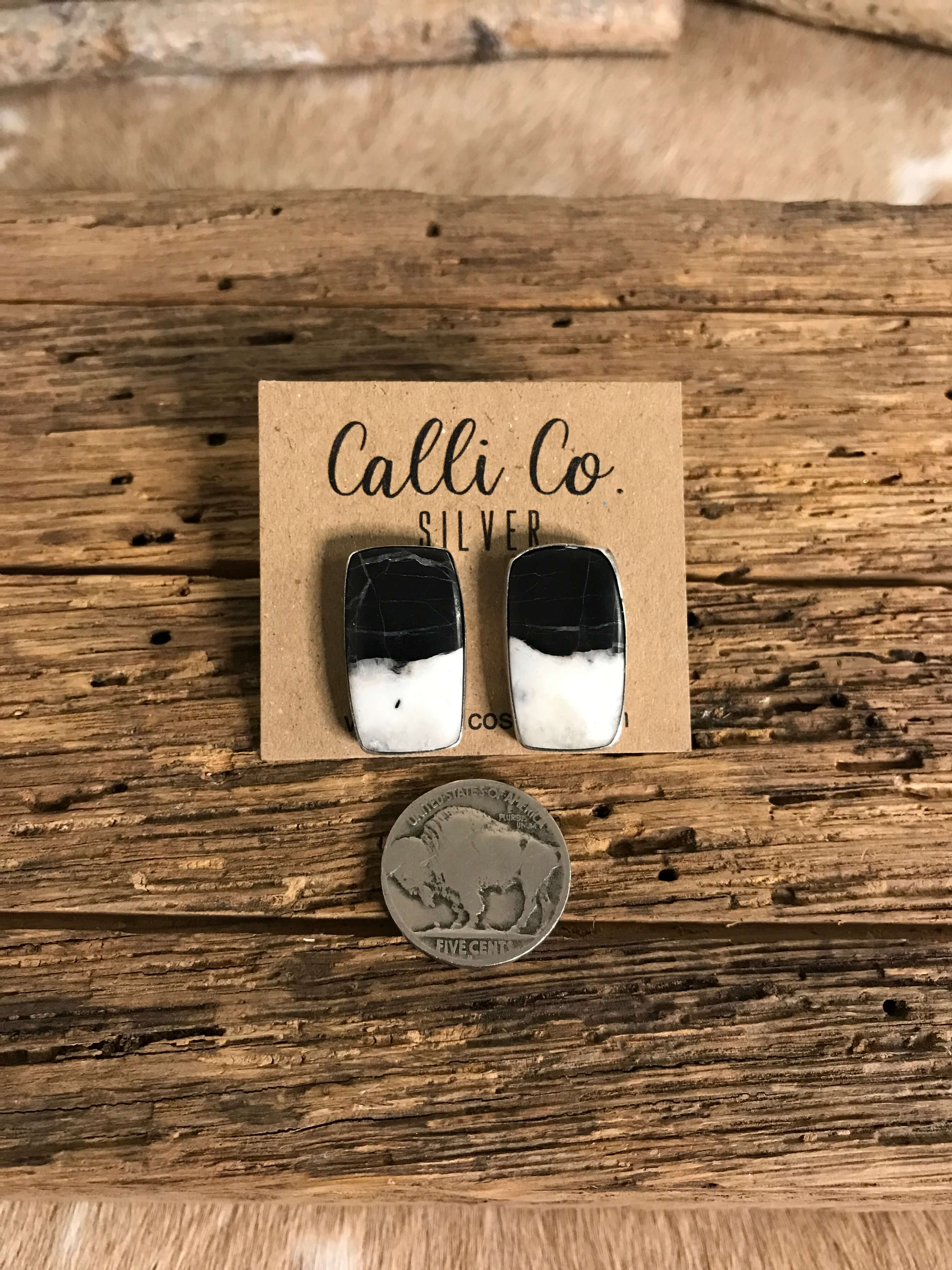 The Favorite Studs, 10-Earrings-Calli Co., Turquoise and Silver Jewelry, Native American Handmade, Zuni Tribe, Navajo Tribe, Brock Texas