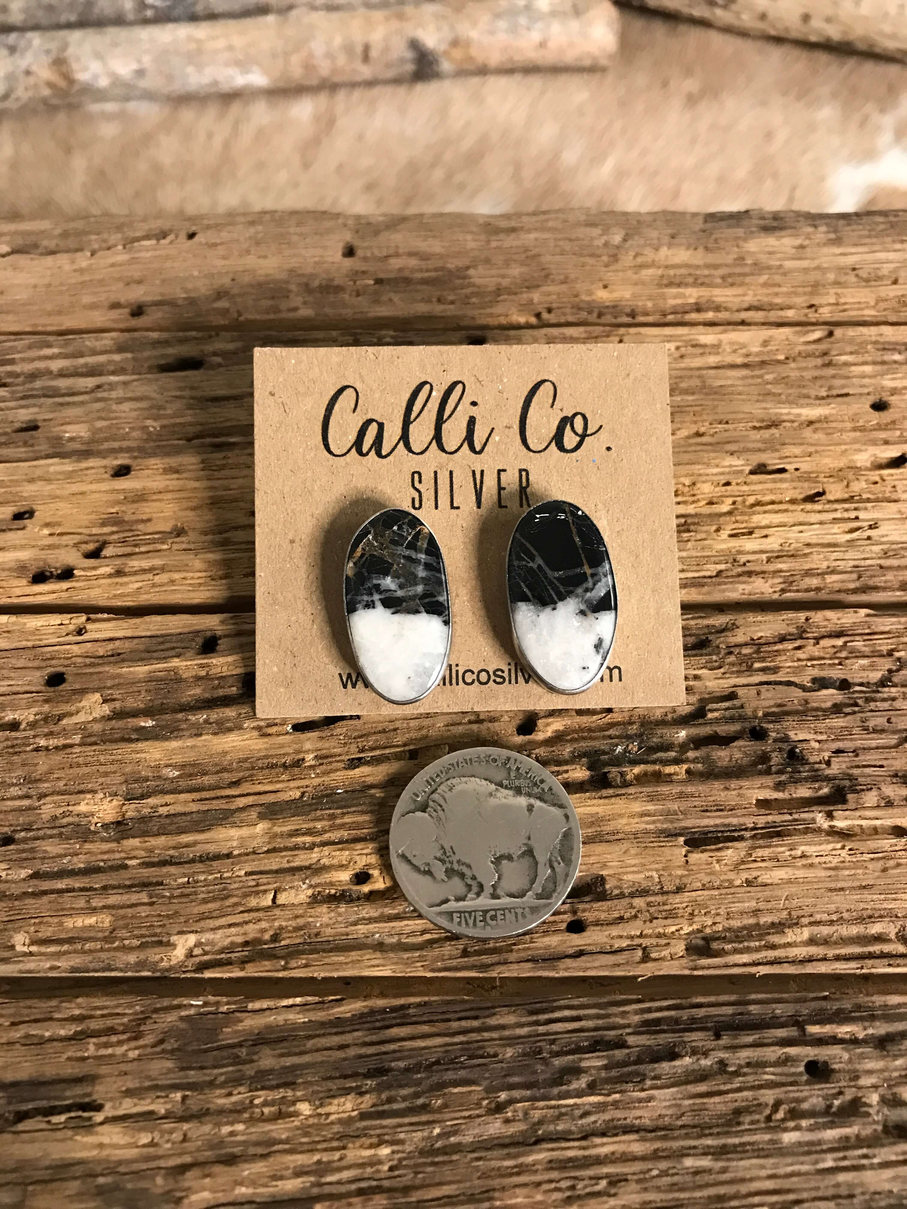 The Favorite Studs, 11-Earrings-Calli Co., Turquoise and Silver Jewelry, Native American Handmade, Zuni Tribe, Navajo Tribe, Brock Texas