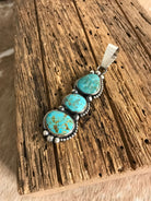The Hardy Pendant-Pendants-Calli Co., Turquoise and Silver Jewelry, Native American Handmade, Zuni Tribe, Navajo Tribe, Brock Texas