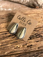 The Ribbon Studs, 7-Earrings-Calli Co., Turquoise and Silver Jewelry, Native American Handmade, Zuni Tribe, Navajo Tribe, Brock Texas
